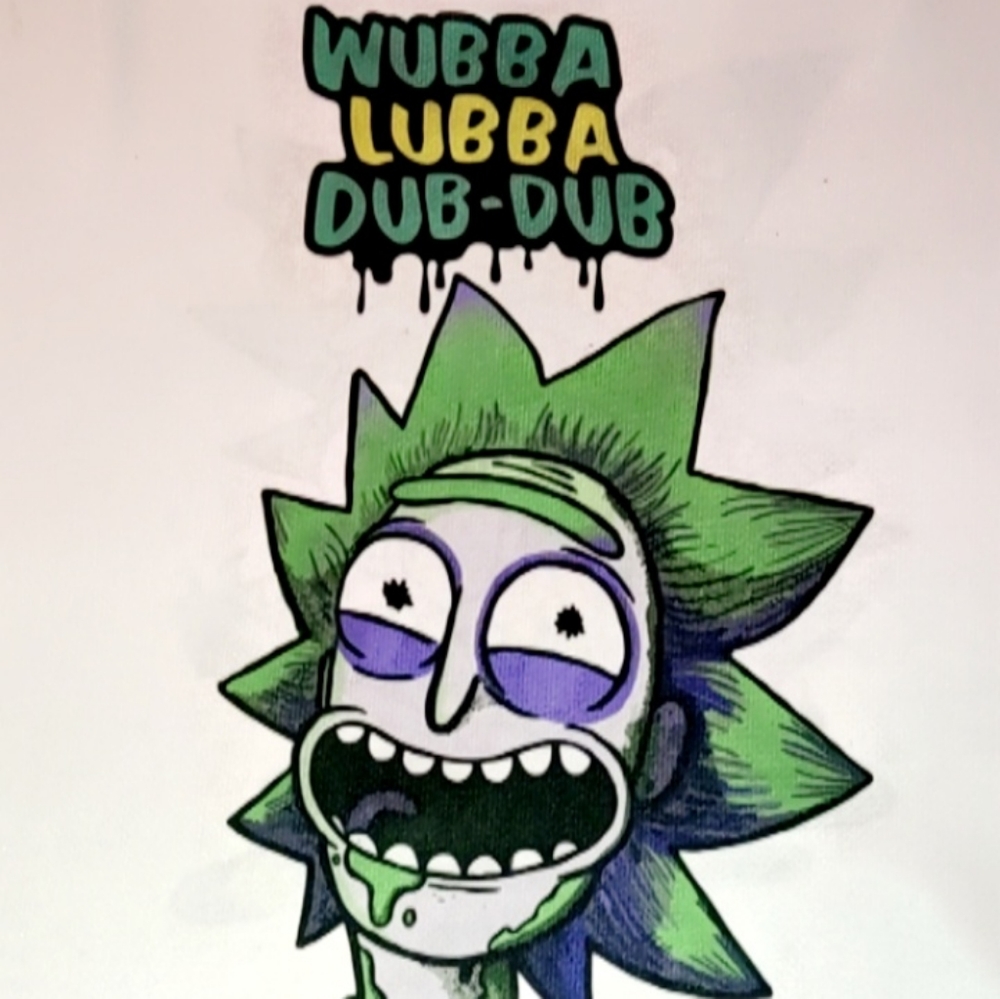 Custom Made T-shirt Rick And Morty (See Images)